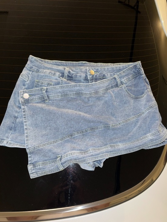 SHEIN Dresses & Skirts - Y2K Denim Wrap Skort